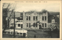 Bristow Hotel and Bus Station Postcard