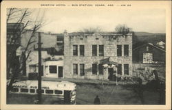 Bristow Hotel and Bus Station Ozark, AR Postcard Postcard