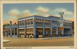Greyhound Bus Terminal Lexington, KY Postcard Postcard