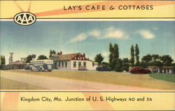 Lay's Cafe & Cottages Kingdom City, MO Postcard Postcard