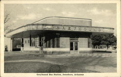 Greyhound Bus Station Postcard