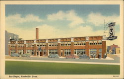 Bus Depot Postcard
