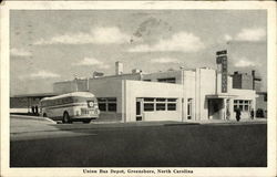 Union Bus Depot Postcard