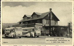 La-Finke Motel and Restaurant Postcard