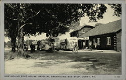 Greyhound Post House, Official Greyhound Bus Stop Postcard
