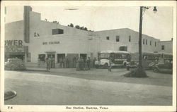 Bus Station Bastrop, TX Postcard Postcard