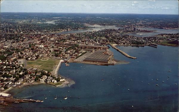 Derby Wharf and Salem Harbor Massachusetts