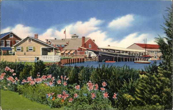 Steamboat Dock with The Skipper Nantucket Massachusetts