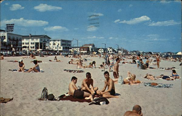 Hampton Beach Looking North New Hampshire