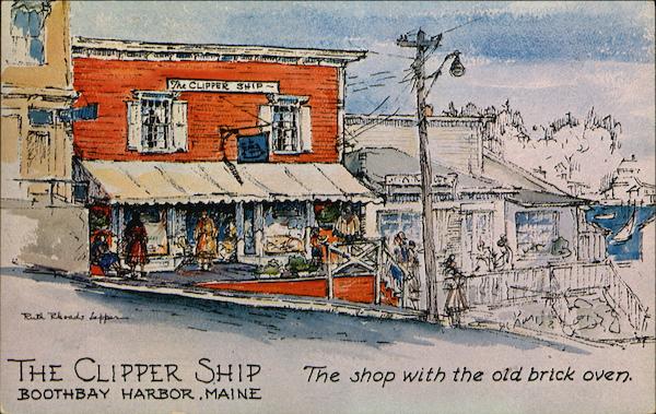 The Clipper Ship, the Shop with the Old Brick Oven Boothbay Harbor Maine