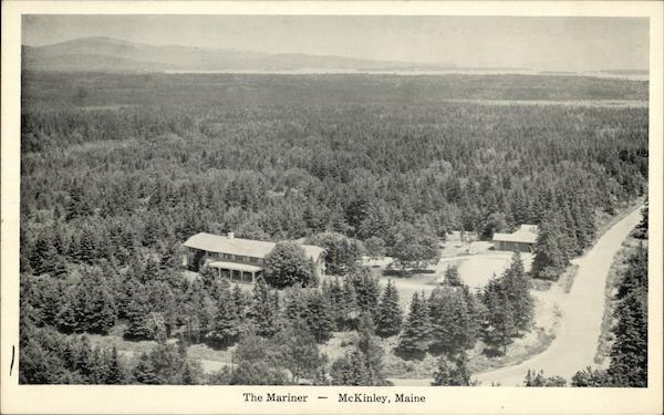 Air View of The Mariner Bass Harbor Maine