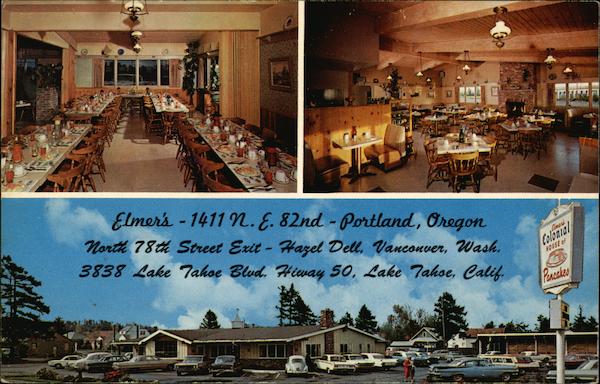 Elmer's Colonial House of Pancakes Portland Oregon