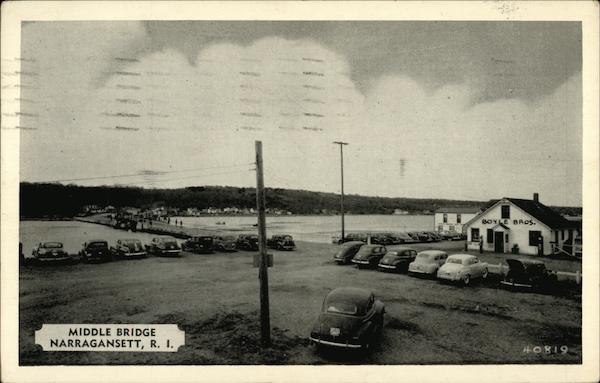 Middle Bridge on Narrow River Narragansett Rhode Island
