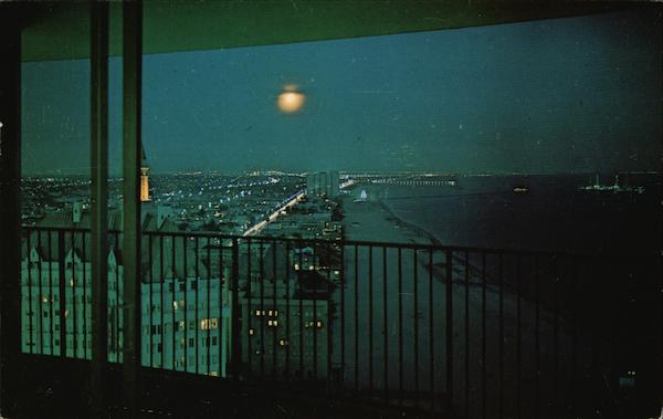 A Spectacular View of Long Beach's Strand of 8 Miles of the West Coast's Finest Beach California