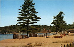 Moffits Beach State Campsite on Sacandaga Lake Speculator, NY Postcard Postcard