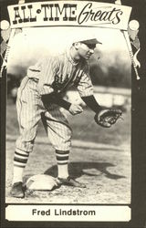 All Time Greats, Fred Lindstrom Postcard