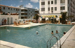 Atlantic Towers Hotel and Cabana Club Miami Beach, FL Postcard Postcard