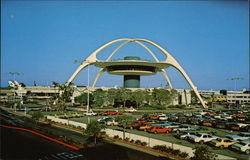 Los Angeles International Building - Theme Building Postcard