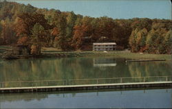 Lake Ridgecrest and Camp Ridgecrest for Boys Administration Building North Carolina Postcard Postcard