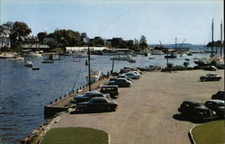 Camden Harbor - Looking Toward Curtis Island from Public Landing Postcard