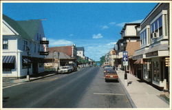 Main Street Bar Harbor, ME Postcard Postcard