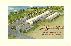 The Senator Motel Augusta, ME Postcard Postcard