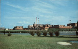 Du Ponts Original Nylon Factory Postcard