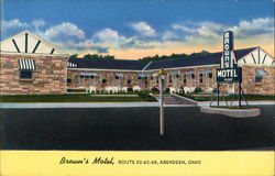 Brown's Motel Postcard