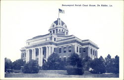 Beauregard Parish Court House DeRidder, LA Postcard Postcard