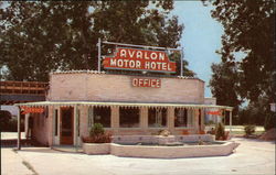 Avalon Motor Hotel Postcard