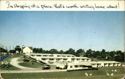 Thoroughbred Motor Court In Bluegrass Country Winchester, KY Postcard Postcard