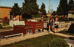 Duncan L. Clinch Park - Miniature City Traverse City, MI Postcard Postcard