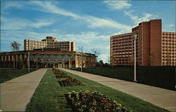 Modern Students' Residence on the University of Alberta Edmonton, AB Canada Postcard Postcard