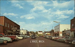 Main Street L'Anse, MI Postcard Postcard