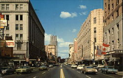 Downtown View Postcard
