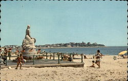 Marine Memorial Hampton Beach, NH Postcard Postcard