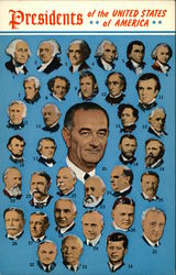 Presidents of the United States Postcard