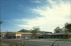 Captains Table Motel and Restaurant Postcard