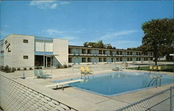 Suburban House Motel Postcard