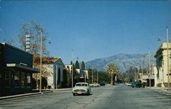 Yale Avenue looking north Claremont, CA Postcard Postcard
