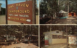 Pine Haven Campground Postcard