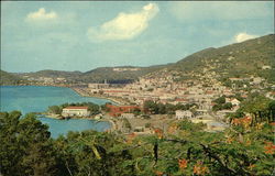 Charlotte Amalie from Bluebeard's Castle St. Thomas, VI Caribbean Islands Postcard Postcard