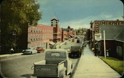Main Business Section, Manitoba St. Bracebridge Postcard
