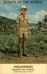 Scouts of the World: Philippines (Republica De Filipinas) Postcard
