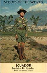Scouts of the World: Ecuador (Republica Del Ecuador) Postcard
