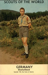Scouts of the World: Germany (Deutschland) Postcard