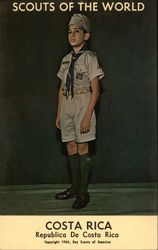 Scouts of the World: Costa Rica (Republica De Costa Rica) Postcard