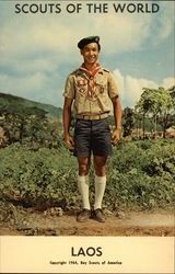 Scouts of the World: Laos Postcard