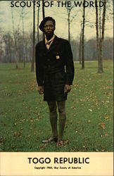 Scouts of the World: Togo Republic Postcard