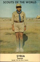 Scouts of the World: Syria (Souriya) Boy Scouts Postcard Postcard